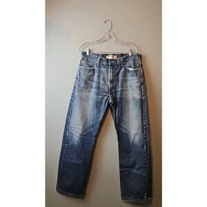 Levis 505 Jeans W36 L30 Men's Regular Fit Straight Mid Rise Medium Denim